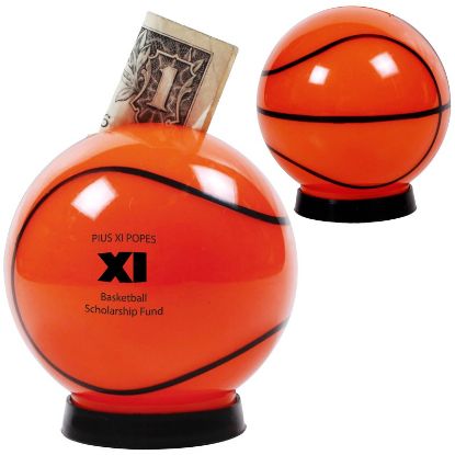 Picture of Bulk Basketball Piggy Coin Bank -  Wholesale 