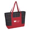 Picture of Crawford Plaid PolyCanvas Tote Bag
