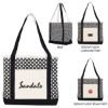 Picture of Curved Diamond Canvas Tote Bag