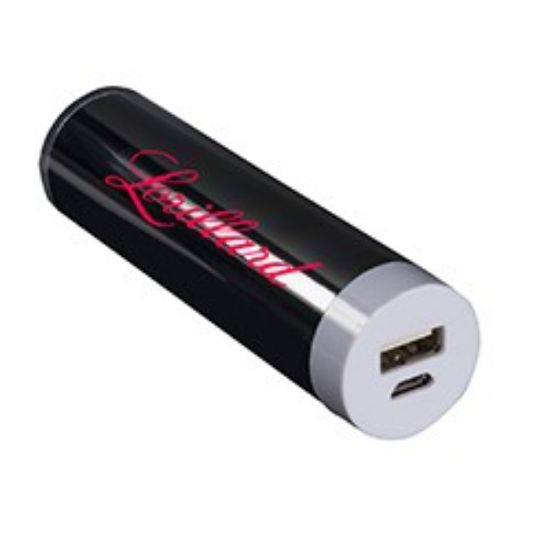 Picture of Custom Micro Cylinder Cell Phone Power Bank Charger- UL Certified