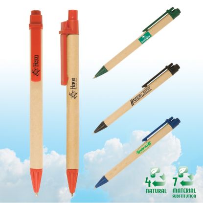 Picture of Eco-Green Paper Barrel Pen