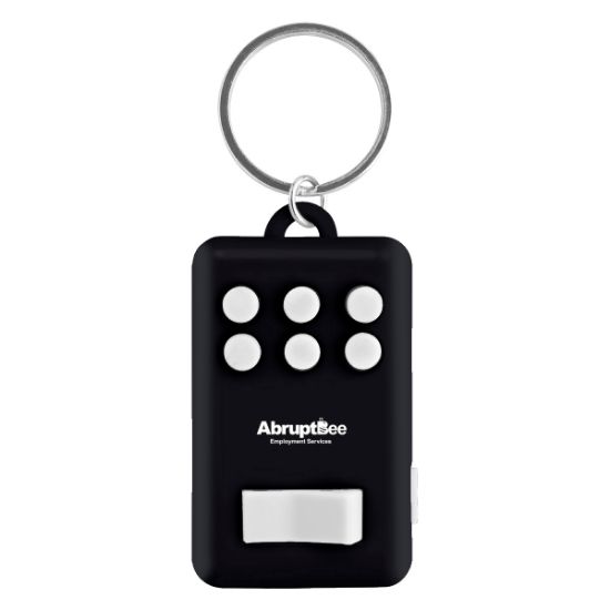 Picture of Fun Key Ring With Light Keychain