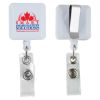 Picture of Kent Vl\" 30” Cord Square Retractable Badge Reel And Badge Holder With Metal Slip Clip Attachment