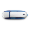 Picture of Lemont Brushed Aluminum Oval USB Flash Drive- 8 GB