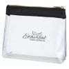Picture of Sadie Satin Clear Cosmetic Bag/Pouch