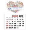 Picture of WholesaleFull Color Stick Up, Spanish grid Fridge Calendar - Bulk