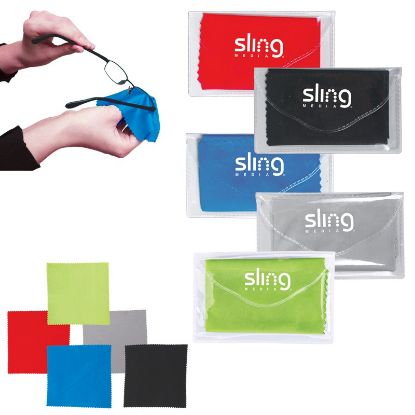 Picture of Microfiber Cleaner Cloth in Pouch 
