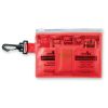 Transculent Red First Aid Kit
