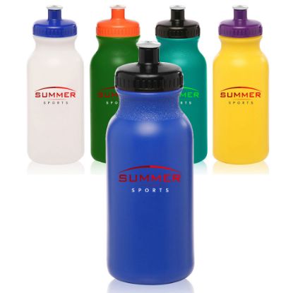 Picture of 20 oz. Water Bottles with Push Cap