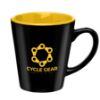 Black with Yellow Promoional Mugs