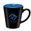 Black with Blue Promoional Mugs