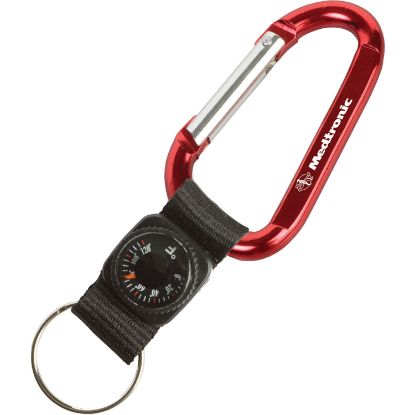 Picture of Carabiner With Compass and Thermometer Keytag