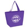 Purple Non-Woven Budget Shopper Tote Bag