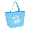 Light Blue  Non-Woven Budget Shopper Tote Bag