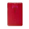 Transculent Red Credit Card Hand Sanitizer Sprayer 