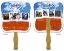 Picture of Hand Fan - 7.375x7.75 Laminated - 14 pt.