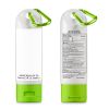 Lime Green 2 Oz. Sunscreen With Carabiner - Spf 30