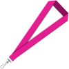 Hot Pink  1/2 Inch Polyester Lanyards