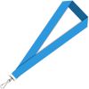 Process Blue 1/2 Inch Polyester Lanyards