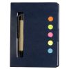 Blue Eco Stowaway Sticky Jotter with Pen