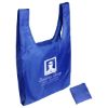 Tide Twister Folding Reusable Promotional Tote Bag - Blue
