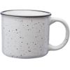 13 oz. Ceramic Custom Campfire Promotional Coffee Mugs - White