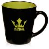 12 oz. Two-Tone Latte Custom Promotional Mugs - Lime Green