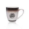 15 oz. Fade and Speckle Bistro Ceramic Promotional Custom Mugs - Black