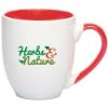 16 oz. Miami Two-Tone Personalized Bistro Promotional Mugs - Red