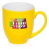 16 oz. Flourescent Bistro Personalized Promotional Mugs - Yellow