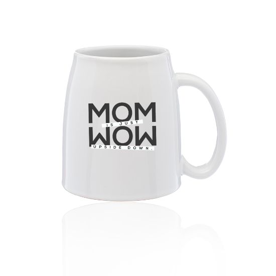 18 oz. Inverted Ceramic Personalized Promotional Mugs