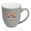 16 oz. Pop Out Bistro Two Tone Promotional Coffee Mugs - White