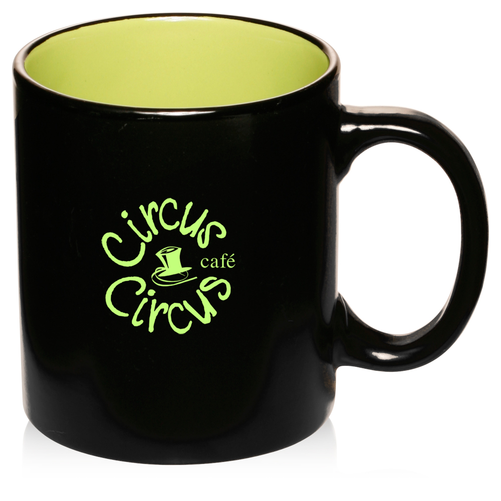 Customized Products 11 Oz Matte Two Tone Personalzied Coffee Mugs 9130