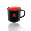 15 oz. Argos Ceramic Camp Fire Personalized Promotional Mugs - Red