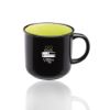 15 oz. Argos Ceramic Camp Fire Personalized Promotional Mugs - Lime Green