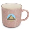 13 oz. Marble Campfire Custom Promotional Coffee Mugs - Pink