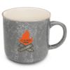 13 oz. Marble Campfire Custom Promotional Coffee Mugs - Grey