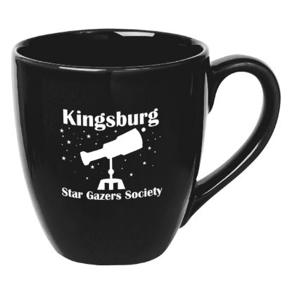 14 Oz. Bistro Promotional Mug - Black