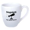 14 Oz. Bistro Promotional Mug - White