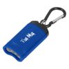 Promotional Quick Release Magnetic Flashlight With Carabiner - Blue