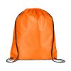 Cinch Up Promotional Drawstring Nylon Backpack -Orange