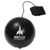 Round Ball Stress Reliever Yo-Yo Bungee Black