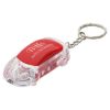 Promotional Flashing Car Key Chain - Red