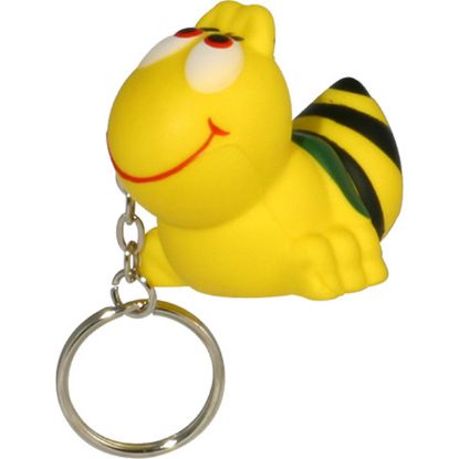 Promotional Bee Stress Reliever Key Chain