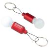 Promotional Light Bulb Key Chain - Red