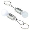 Promotional Light Bulb Key Chain - Silver