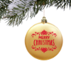 Satin Finished Round Shatterproof Ornaments 