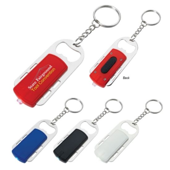 Customized Products Bottle Opener Led Key Light Key Chain