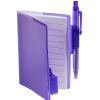 Promotional and Custom Clear-View Jotter with Pen - Translucent Purple