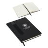 Promotional and Custom Soft-Cover Journal with Elastic Pen Holder - Black